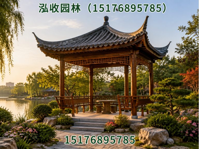 白城防腐木展示图